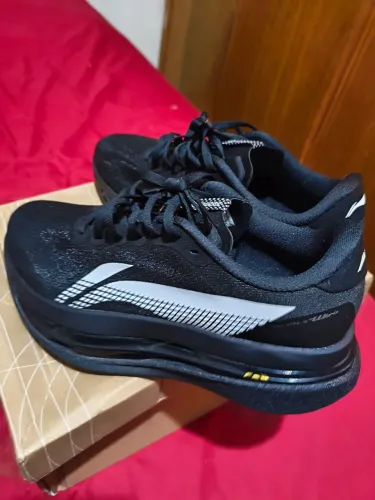 Tênis Li-Ning Red Hare 9 Ultra Original | Novo | Preto | Tam. 8.5 | Máximo Amortecimento