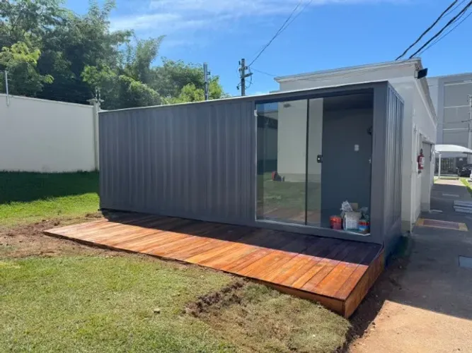 Containers escritório desmontáveis de 3 e 6 metros