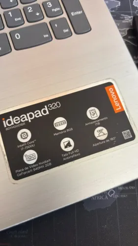 Notebook Lenovo Ideapad 320 i7 SSD
