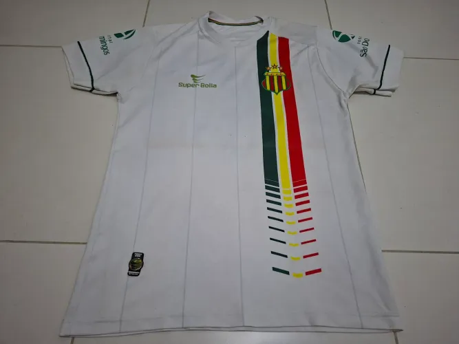 Camisa original futebol Sampaio Correa Super Bolla branca de jogo tam. G