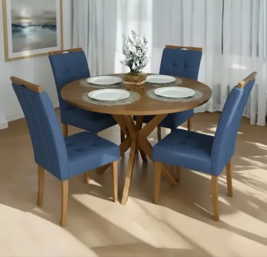 Conjunto de Jantar Orbe 4 Lugares