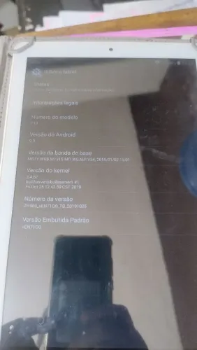 Tablet 10 Pol para leitura e vídeos 100,00