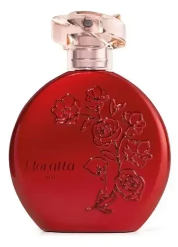 Perfume feminino floratta Red 75ml ou Creme Hidratante Acetinado Lily Boticário 250g.