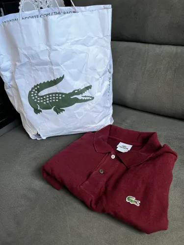 Camisa Lacoste Vinho