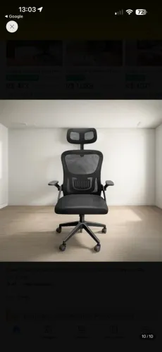 Cadeira ergonômica NOVA na caixa