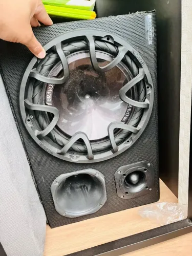 Som Automotivo Caixa Trio bomber e huricane 12'' Completa 550w Rms