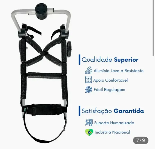 Cadeira de rodas p Pet com 02 rodas