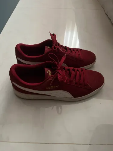 Tênis Puma Smash V2 BDP, Cor Vermelha, Tam 42 - Unissex