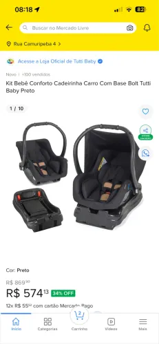 Cadeira conforto para carro