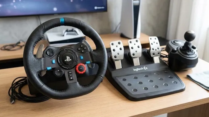 Kit Volante Logitech G29 Completo (+ Câmbio) - Seminovo na Caixa! ?