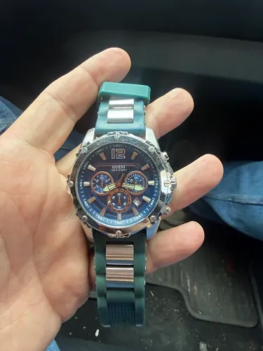 Relógio GUESS Masculino U0167G3 Cronógrafo - 100m - Original