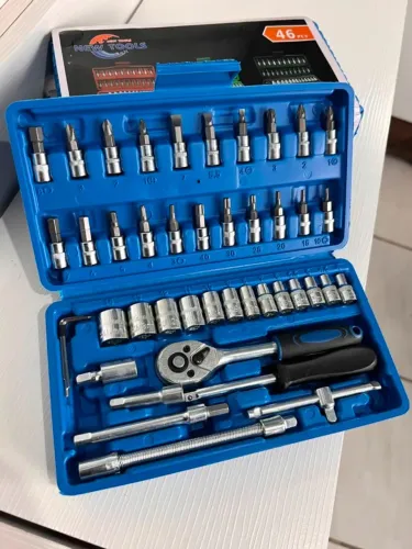 Kit Ferramenta 46 pcs - Chave Catraca