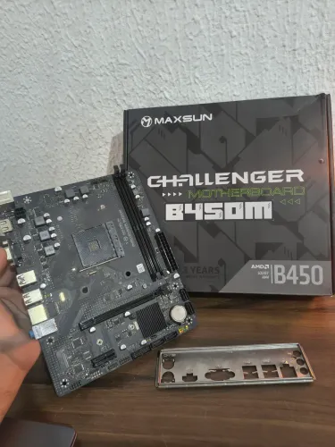 Placa-Mãe Maxsun B450M Challenger AM4 com Caixa | Envio OLX Pay | Aceito Cartão | Entrego
