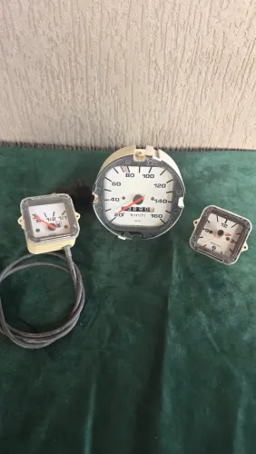 Kit velocímetro, relógio, marcador - Fusca Itamar e Fafá 