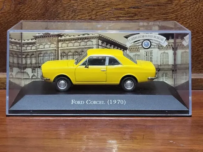 Ford Corcel 1970 - Coleção Carros Inesquecíveis Do Brasil - Carrinho Miniatura 1/43