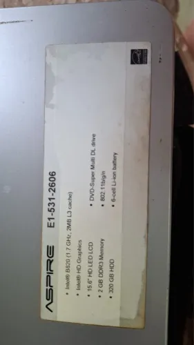 Notebook Acer Aspire E1-531