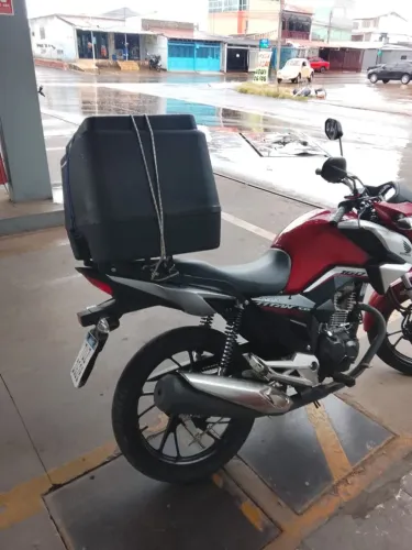 Chapa com baú  moto Titan 2024 