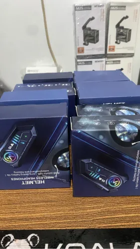 Fones para capacete novos