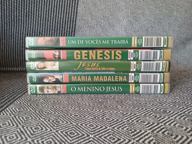 5 DVD da colecao A Bíblia sagrada