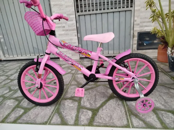 Bicicleta aro 16 Feminina rosa