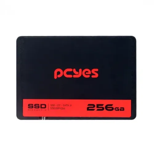 Ssd Pcyes 256gb Sata Iii 2,5" Leitura 550mb/s Escrita 400mb/s -Ssd25py256 *ENTREGA GRÁTIS*