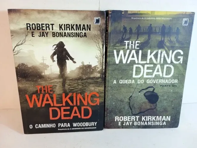 Lote 2 Livros The Walking Dead Galera Record Woodbury Governador
