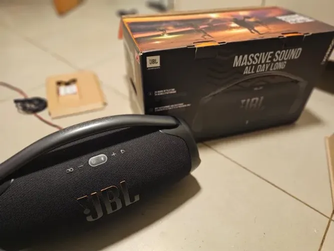 Caixa De Som Jbl Boombox 3 Á Prova D'água Bluetooth