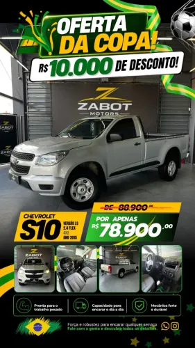 Chevrolet S10 Pick-up LS 2.4 F.power 4X2 CS 2015