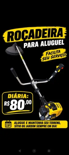 Aluguel de Roçadeira