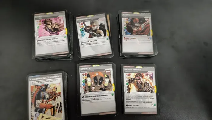 Marvel Battle Scenes - 115 cartas - Decks completos