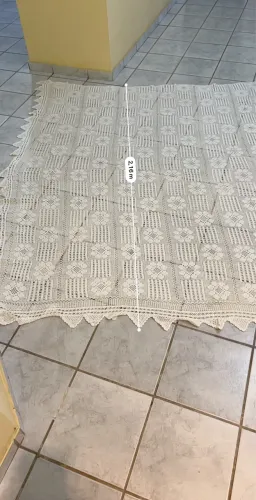 Colcha de crochê