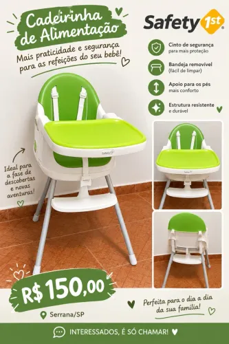 Cadeirinha de alimentação