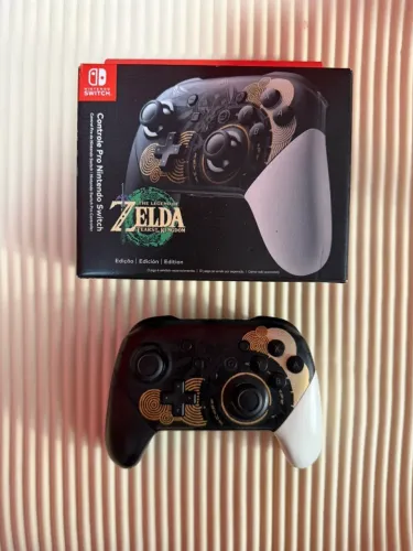 Nintendo Switch Pro-Controller edição limitada The Legend of Zelda: Tears of the Kingdom