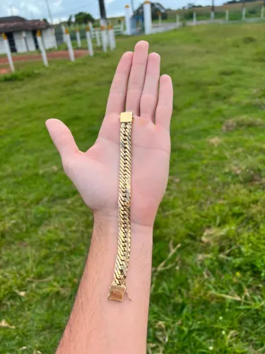 Pulseira Groumet tripla