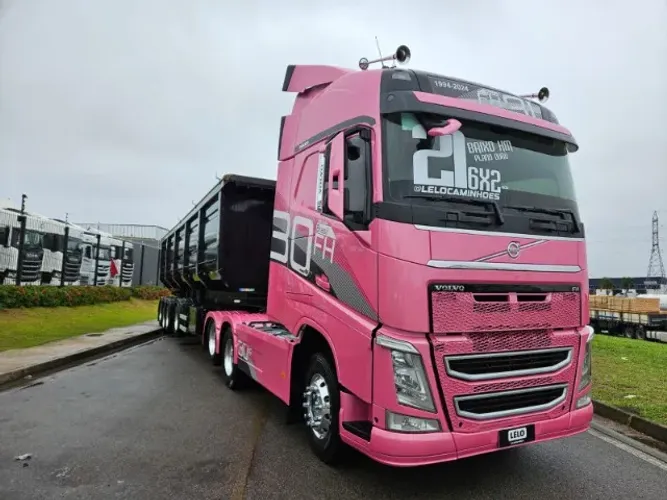 Volvo FH 460 6x2 Globetrotter Ano 21 Plano ouro + 4 Eixo basculante Librelato 55m³ c/ pneu