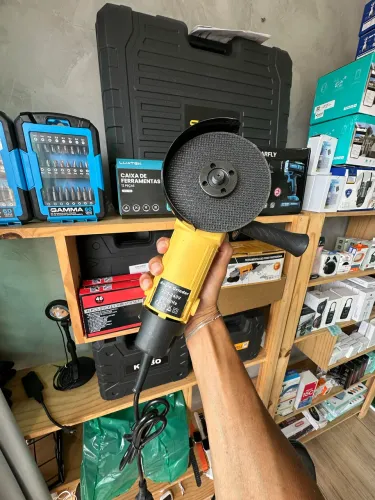 Esmerilhadeira Angular 220V | 900W | Corte, Lixamento e Desbaste | Entrega Imediata