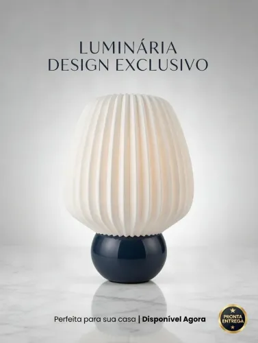 Luminária luxuosa nova