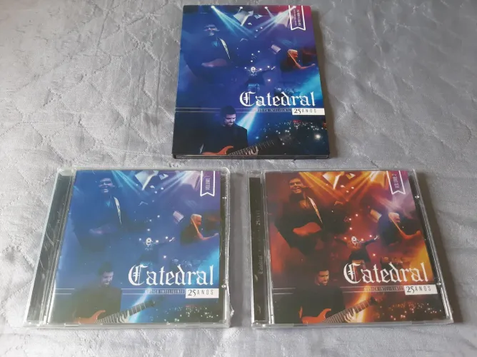 Kit dvd + CDs banda catedral 25 anos original 