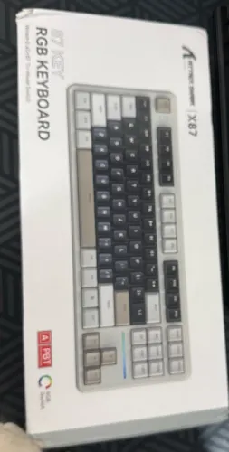 Teclado Mecânico Gamer Attack Shark X87 80% Rgb