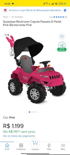Carinho de passeio