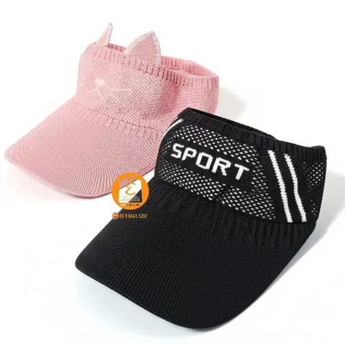 Viseira Sport com elástico, Proteção ao sol para Caminha etc