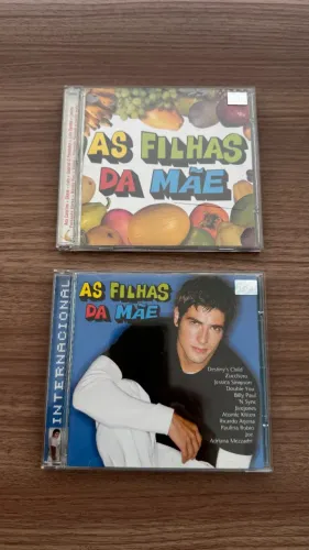 2 CDs As Filhas da Mae - Nacional e Internacional - Trilha de Novela Globo