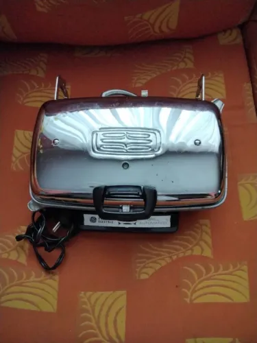 Grill Elétrico Vintage GE Automatic - Anos 70 - Funcionando