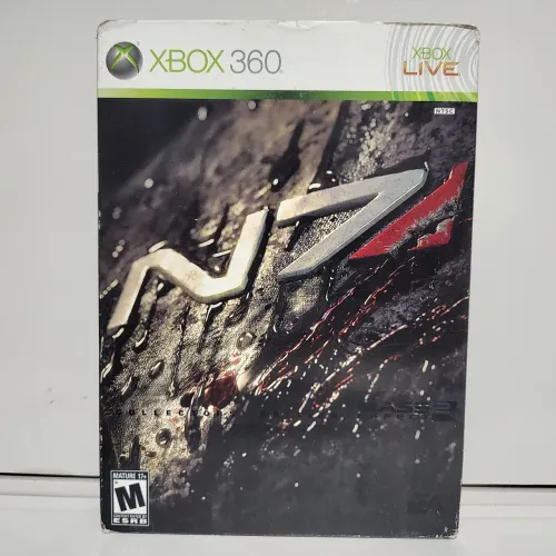 Box Mass Effect 2 N7 Collector's Edition Xbox 360 Original Completo CIB Raro Steelbook