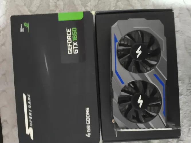 GTX 1650 4GB GDDR6 SuperFrame - Impecável, Com Caixa e Nunca Aberta.