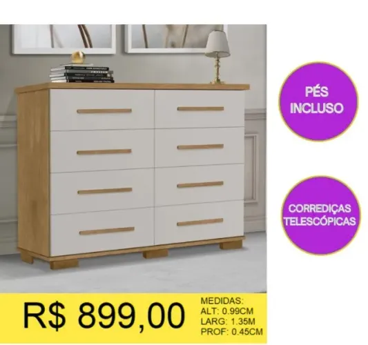 COMODA A PRONTA ENTREGA