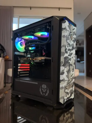 PC GAME RYZEN 7 5700X + RX 6600 8GB + 16GB RAM (PEGO SEU USADO NA TROCA)