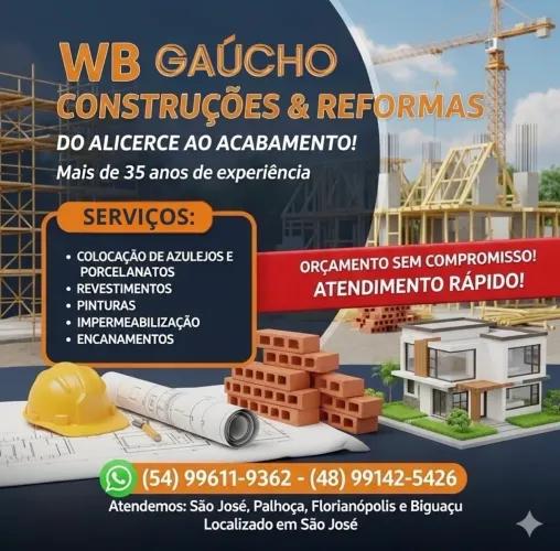 Construções e reformas de qualidade 