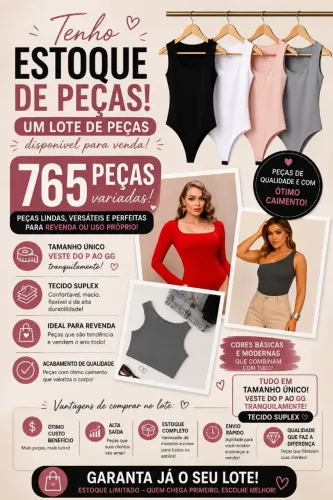 Vendo estoque de body, quatro modelos