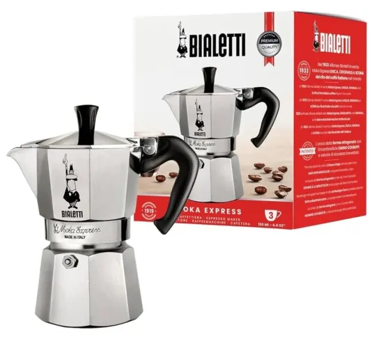 Nuova Moka Express - 3 Xícaras Bialetti Prata-facto